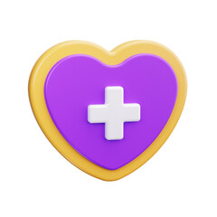 Obraz premium health 3d render icon