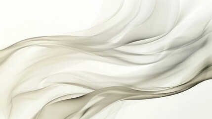 Obraz premium Elegant abstract smoke-like background with flowing lines and smooth curves in neutral tones, perfect for modern and minimalist designs.