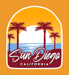 san diego california with beautiful skies and beaches