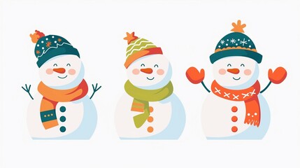 雪だるまのアイコン12