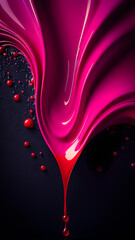 AI generated image of a background with colorful acrylic paints