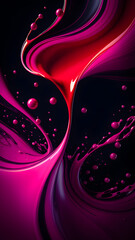 AI generated image of a background with colorful acrylic paints