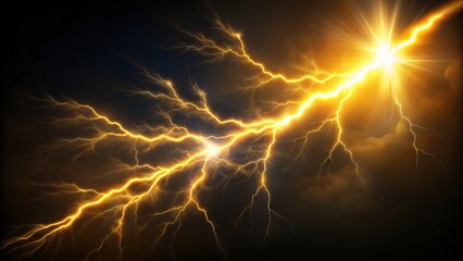 Zeus'S Rage, Expressed Through Lightning, Illuminates The Sky.