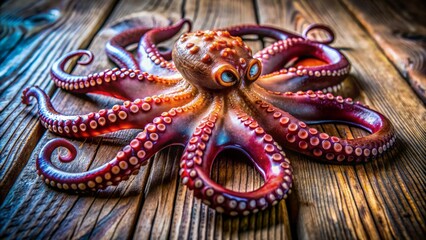 Fototapeta premium A Beautiful Octopus With Vibrant Colors And Unique Patterns.