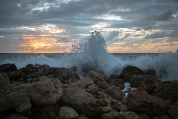 Sunset Coastline in Lebanon