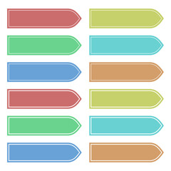 Stationery organizer set. Printable planner stickers. To Do List sticky. Scrapbook blank paper notes and memo schedule.