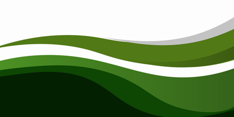 Modern green background. Graphic design pattern background template with dynamic wave shapes.modern arts