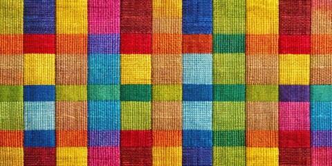 Seamless texture of colored fabric in modern stylish abstract design, textile, pattern, background, vibrant, fashion