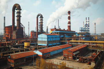 An old steel plant still in production