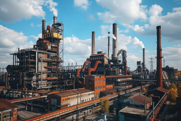 An old steel plant still in production