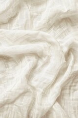 linen canvas has soft natural tones with subtle folds 