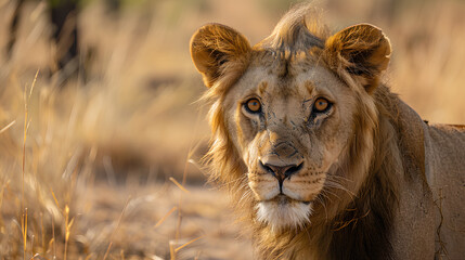 Fototapeta premium portrait of a lion