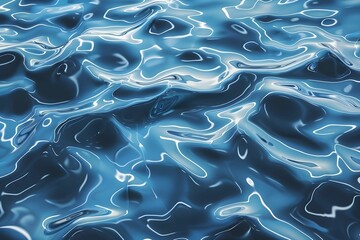 Fototapeta premium Wave texture background vector illustration, curved and fluid undulating surface.
