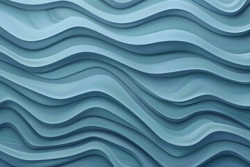 Fototapeta premium Wave texture background vector illustration, curved and fluid undulating surface.