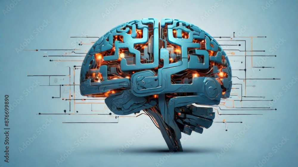 Poster fusion of human intelligence and ai: high-tech brain visualization