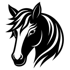 Stunning Vector Illustration of a Horse Head