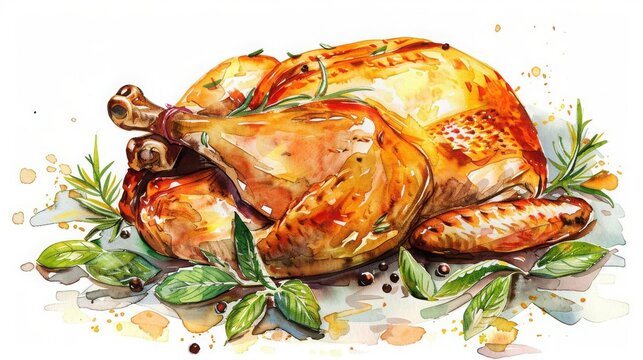 Chicken Roti Drawing Roast Chicken Drawing 230+ Roast Chicken Drawing Stock Illustrations,