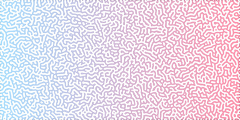 Gradient noise line abstract spread geometric background. Monochrome Turing reaction background. Abstract diffusion pattern with chaotic shapes. Vector illustration