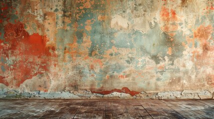 Obraz premium Background: Rusty metal equipment and weathered plumbing pipes create a vintage, grunge atmosphere in the old kitchen, adding a rustic charm to the home's interior.