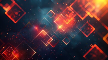 Obraz premium abstract geometric background in the form of different rectangles.