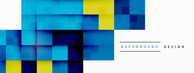 Dynamic colorful squares background. Vector Illustration For Wallpaper, Banner, Background, Card, Book Illustration, landing page