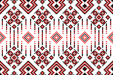 Pixel Art, Tribal Seamless Patterns, Folk Embroidery, Mexican Style, Fabric Patterns, Aztec Geometric Art Jewelry Prints, Carpet Design, Clothing, Covers, Wallpaper, Wraps, Fabrics.