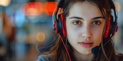 Volunteer at crisis hotline demonstrates power of empathetic listening in mental health. Concept Mental Health, Crisis Intervention, Empathy, Listening Skills, Volunteer Work