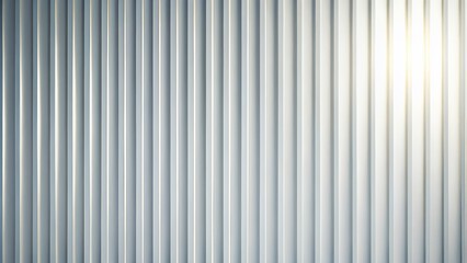 Obraz premium Bright Sunlight Shining Through The Blinds On A Window.