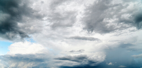 Storm clouds with the rain. Nature Environment Dark huge cloud sky black stormy cloud