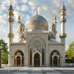 3d rendered photos of mosque