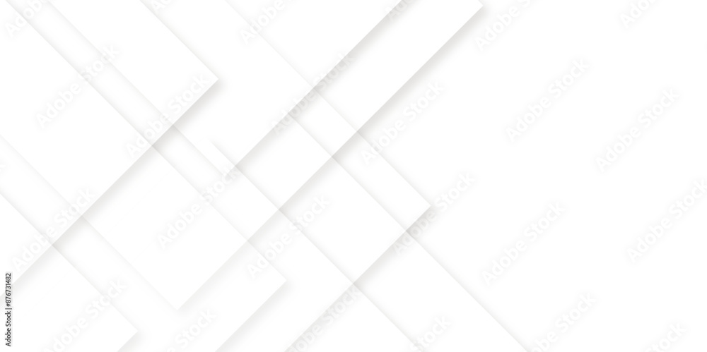 Aufkleber Abstract geometrical white with triangle background. Dynamic and seamless retro pattern stripes abstract white geometric background vector illustration shine and layer element for presentation.