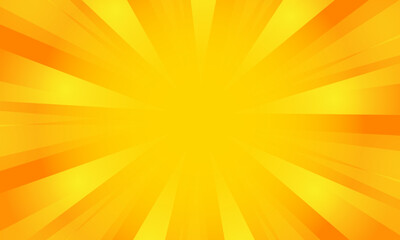 Orange gradient ray burst dot style background vector design