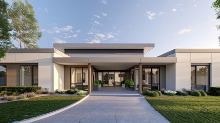 Modern dwelling with support services, emphasizing the role of community help and backing, a nurturing and supportive living space