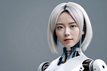 Female humanoid robot