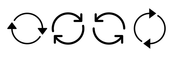 Refresh icon vector isolated on white background. Reload icon vector. Update icon. convert icon