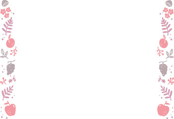 実りの秋のフレーム