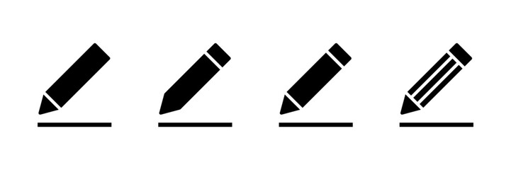 Edit icon vector isolated on white background. Pencil icon. sign up Icon vector. edit text