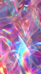 Futuristic Holographic Texture. Abstract Technology Concept