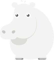 Hippo Cuteness Animal Grey Adorable
