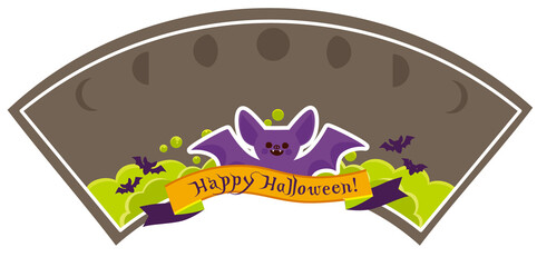 ハロウィンのタイトル飾り