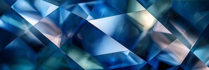 Obraz premium Abstract background of crystal triangles