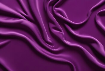 Obraz premium deep purple satin velvet wavy drapery texture sample background