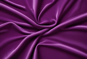 Obraz premium deep purple satin velvet wavy drapery texture sample background