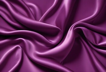 Fototapeta premium violet satin velvet wavy drapery texture sample background