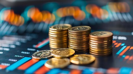 Market analysis during recession, financial charts, economic indicators, in-depth review, high-resolution