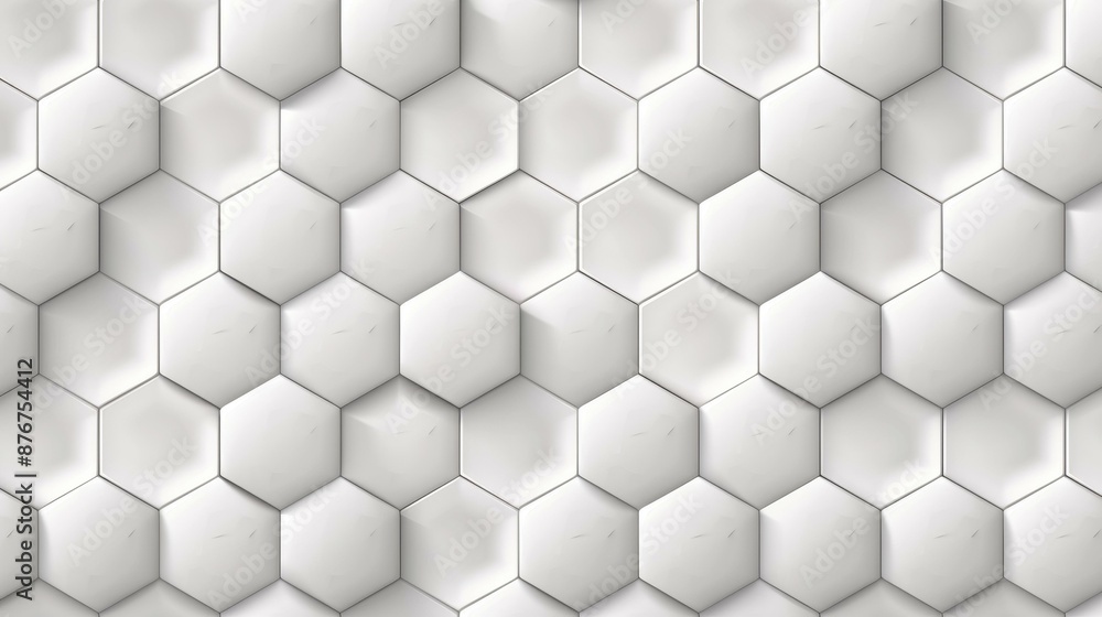 Poster elegant abstract white hexagon background with a modern touch. vector illustration.