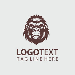 Gorilla logo Vector Illustrations 