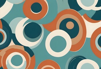 seamless pattern 1960 
