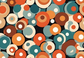 seamless pattern 1960 
