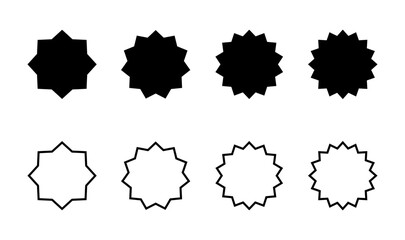 Badge icon set. Awards icon. Achieve. Stamp